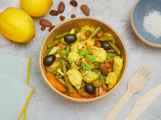 Tajine poulet citron