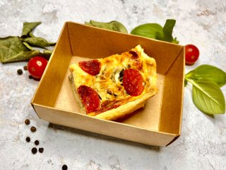 Quiche chèvre et courgettes