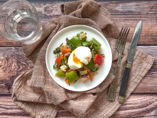 Salade balsamique à l'oeuf