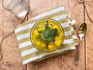 Salade de mangue et fruit de la passion