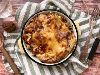 Lasagnes aux épinards et aux noix