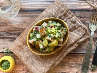 Salade de pommes de terre à la saucisse de Morteau