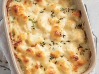 Gratin de chou-fleur aux artichauts