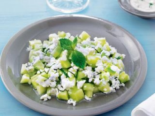Salade de concombre et féta