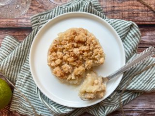 Crumble aux granny-smith