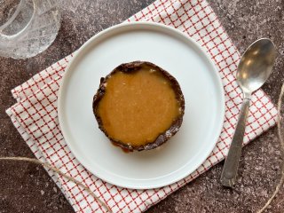 Petit pot chocolat au caramel salé