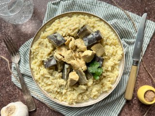 Poulet au curry vert