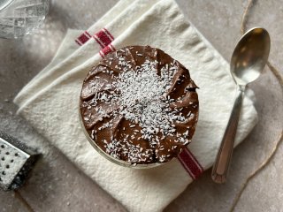 Mousse avocat coco cacao