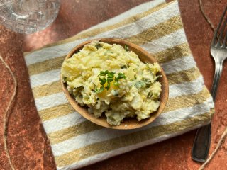 Salade de pommes de terre gribiche
