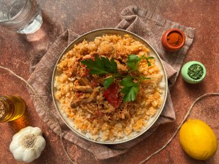 Poulet mijoté à la turque