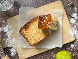 Gâteau moelleux et marmelade aux agrumes