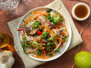Salade de bœuf aux champignons