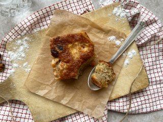 Gâteau aux pommes et aux flocons d'avoine