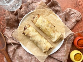 Rouleau indien aux crevettes