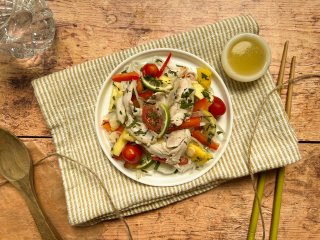 Salade de poulet à l'ananas