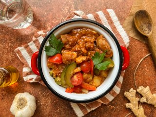 Poulet et poivrons au piment chipotle