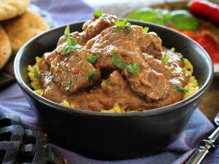 Sauté de boeuf à l'indienne