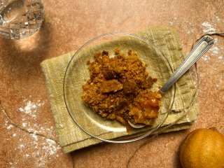 Crumble aux abricots