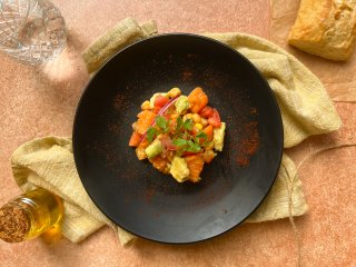 Ceviche avocat patate douce