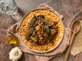 Aubergines braisées à la méditerranéenne