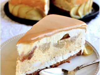 Entremets pommes vanille