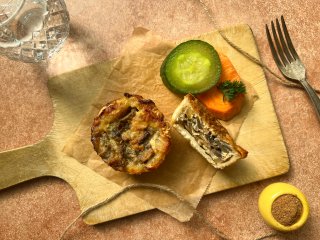 Quiche aux champignons