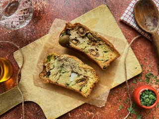 Cake féta olives