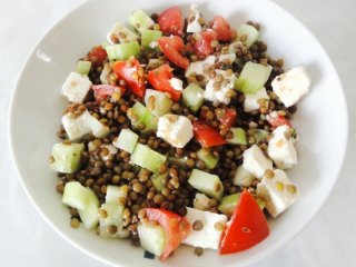 Salade de lentilles et féta