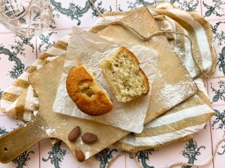 Financier poire chocolat