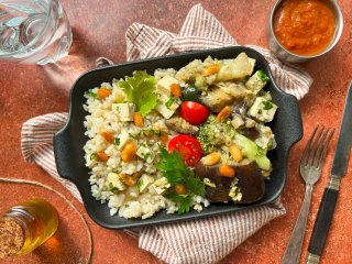 Légumes sautés ail basilic