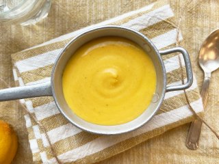 Velouté de potimarron aux châtaignes