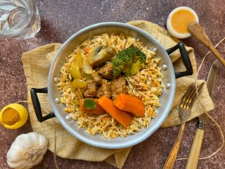 Mijotée de bœuf aux aubergines