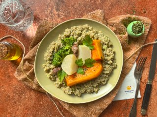 Butternut grillé et quinoa aux châtaignes