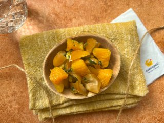 Salade d'oranges dattes et fleur d'oranger