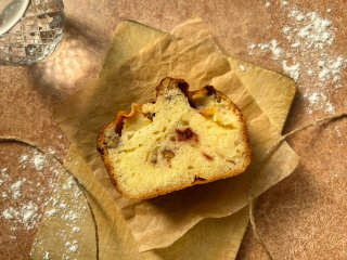 Cake vegan aux fruits confits