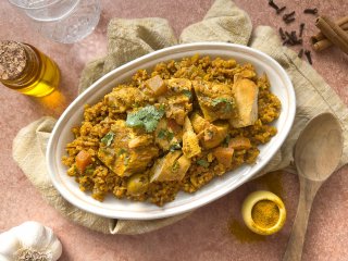 Poulet au curry vert