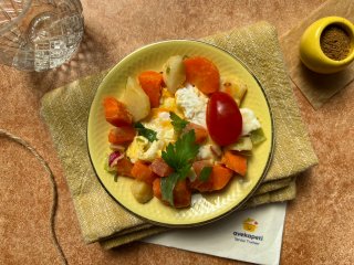 Salade de pommes de terre à l'oeuf