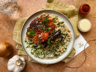 Sauté de dinde à la Libanaise