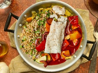 Cabillaud et légumes vapeur citronnés