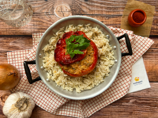 Tomate farcie au boeuf