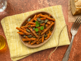 Salade de carottes rôties au zaatar