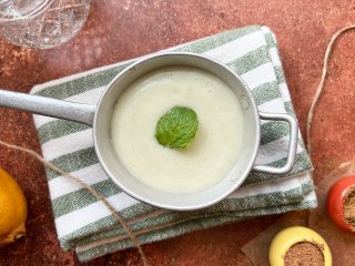Velouté de chou-fleur aux champignons