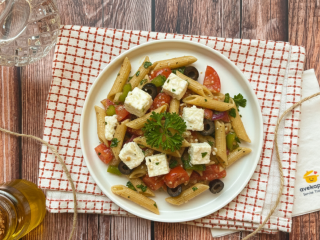 Salade de pennes à la mozzarella