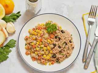 Thoionade et quinoa au maïs
