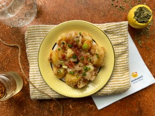 Salade de pommes de terre aux tomates séchées