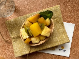 Salade d'ananas au fruit de la passion
