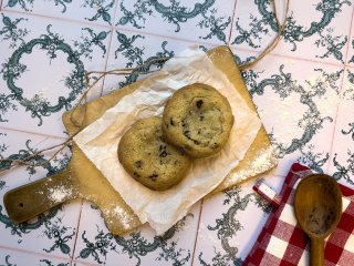 Cookie au chocolat et fleur de sel
