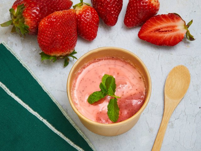 Panna tonka fraises