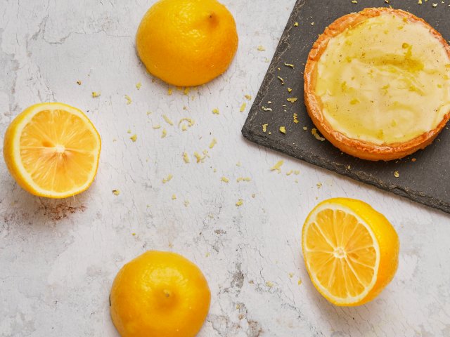 Tarte citron basilic