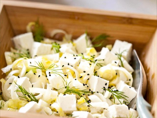 Salade d'endive olive et féta